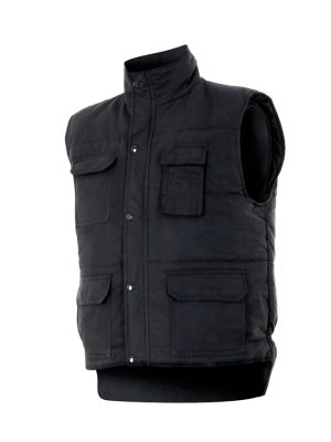 Chalecos de trabajo velilla chaleco acolchado multibolsillos de poliéster vista 1