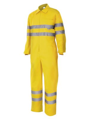 Buzos y monos reflectantes velilla mono alta visibilidad de algodon vista 1