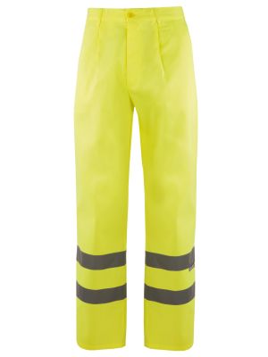 Pantalones reflectantes velilla alta visibilidad 160 de algodon vista 1