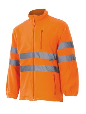 Forros polares reflectantes velilla polar alta visibilidad de poliéster vista 1