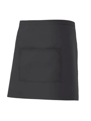 Delantales de hostelería velilla corto con bolsillo central de algodon para personalizar vista 1