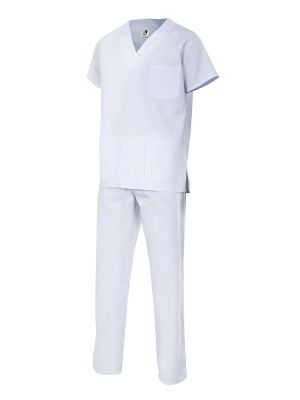 Casacas sanitarias velilla conjunto pijama de algodon vista 1