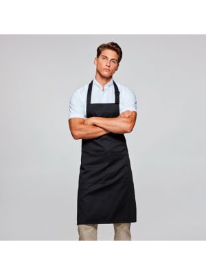 Delantales de hostelería roly benoit de algodon con impresión vista 1