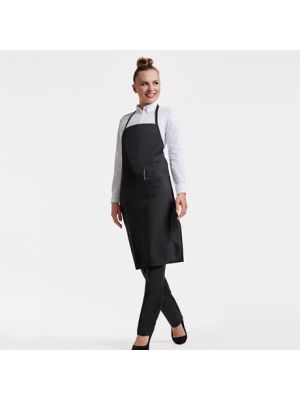 Delantales de hostelería roly ducasse de algodon con impresión vista 1