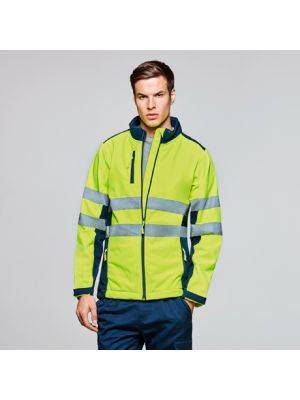 Softshell reflectantes roly antares de poliéster con impresión vista 1