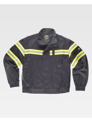 Chaquetas y parkas reflectantes workteam ignifuga, antiestatica de algodon para personalizar vista 1