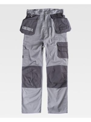 Pantalones de trabajo workteam b1419 de poliÃ©ster para personalizar vista 2