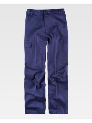 Pantalones de trabajo workteam b1457 de 100% algodÃ³n para personalizar vista 2