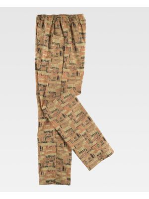 Pantalones de hostelerÃ­a workteam b1503 de poliÃ©ster vista 2