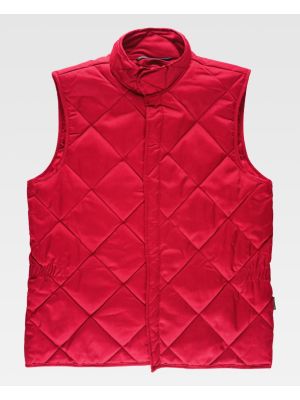 Chalecos de hostelerÃ­a workteam cuello alto para alimentacion de poliÃ©ster para personalizar vista 1