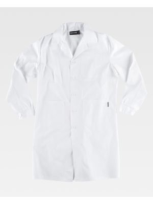 Batas sanitarias workteam b6100 de poliÃ©ster para personalizar vista 2