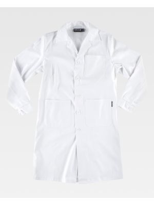 Batas sanitarias workteam b6111 de 100% algodÃ³n vista 2