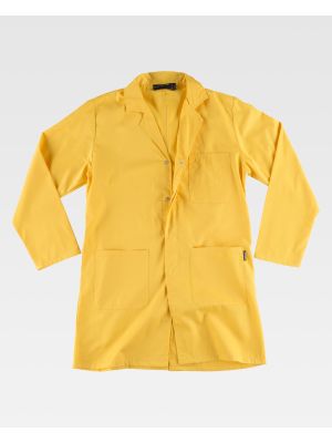 Batas sanitarias workteam b6700 de poliÃ©ster para personalizar vista 2