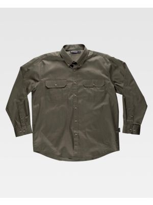 Camisas de trabajo workteam sport algodon para personalizar vista 1