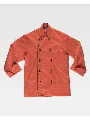 Casacas sanitarias workteam b9205 de poliÃ©ster para personalizar vista 2