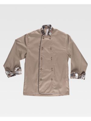 Casacas sanitarias workteam b9209 de poliÃ©ster vista 2