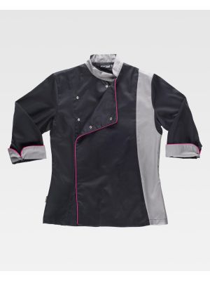 Casacas sanitarias workteam b9241 de poliÃ©ster vista 2