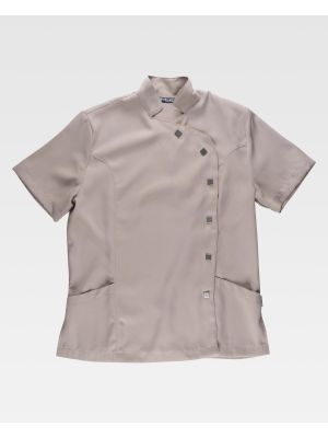 Casacas sanitarias workteam b9500 de poliÃ©ster vista 2