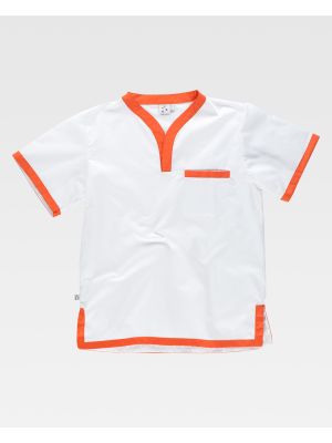 Casacas sanitarias workteam b9600 de poliÃ©ster vista 2