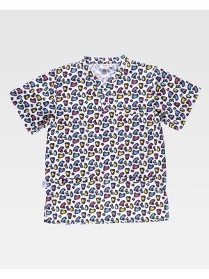 Casacas sanitarias workteam b9811 de poliÃ©ster vista 2