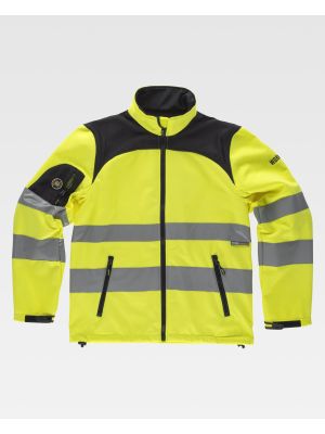 Soft shell trabajo workteam c2930 de algodon vista 2