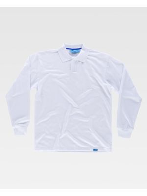 Polos para trabajar workteam ml pique algodon tratamiento antibacteriano de 100% algodÃ³n para personalizar vista 1