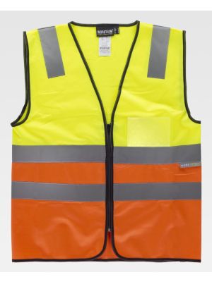 Chalecos reflectantes workteam combinado cintas reflectantes de poliÃ©ster vista 1