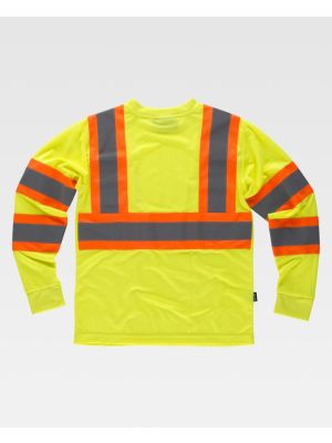 Camisetas reflectantes workteam reflectante fluorescente ml de poliÃ©ster vista 1
