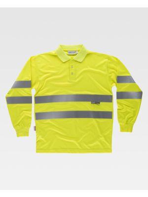 Polos reflectantes workteam alta visibilidad ml c3833 de poliÃ©ster para personalizar vista 1