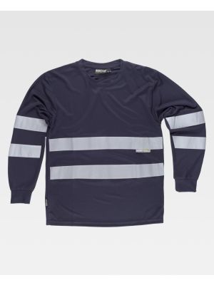 Camisetas reflectantes workteam ml ojo de perdiz de poliÃ©ster para personalizar vista 1