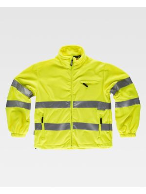 Chaquetas y parkas reflectantes workteam polar alta visibilidad de poliÃ©ster vista 1