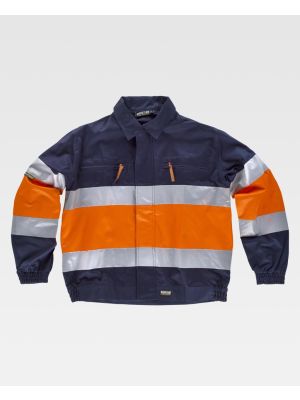 Chaquetas y parkas reflectantes workteam algodon con alta visibilidad de 100% algodÃ³n vista 1