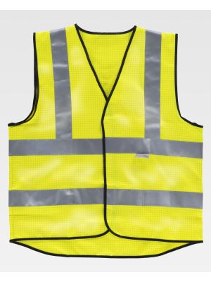 Chalecos reflectantes workteam hvtt20 de algodon vista 2