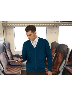 Chaquetas sanitarias valento cpe de acrílico con impresión vista 1