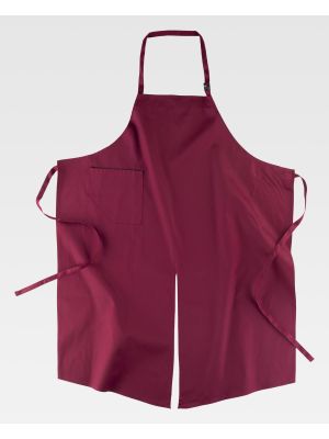 Delantales de hostelerÃ­a workteam m401 de poliÃ©ster para personalizar vista 2