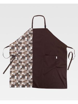 Delantales de hostelerÃ­a workteam m539 de poliÃ©ster para personalizar vista 2