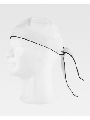 Gorros de cocina workteam m605 de poliÃ©ster vista 2