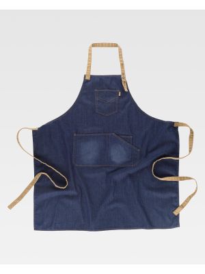 Delantales de hostelerÃ­a workteam m710 de poliÃ©ster para personalizar vista 2