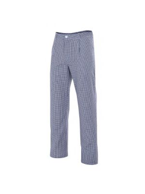 Pantalones de hostelería velilla de cocina cuadros de algodon para personalizar vista 2