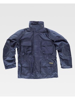 Chaquetas y cazadoras de trabajo workteam parka deportiva s1130 de poliÃ©ster con logo vista 2