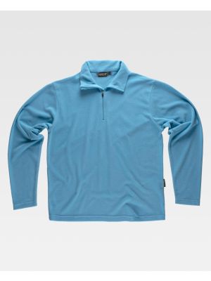 Forros polares trabajo workteam polar cuello alto con impresiÃ³n vista 1