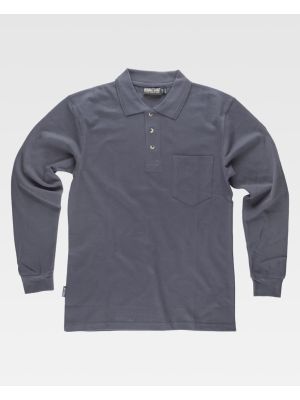 Polos para trabajar workteam ml algodon tejido pique de 100% algodÃ³n vista 1