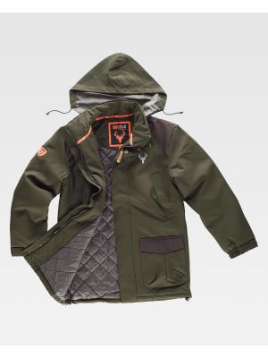 Chaquetas y cazadoras de trabajo workteam parka deportiva s8230 de poliÃ©ster vista 2