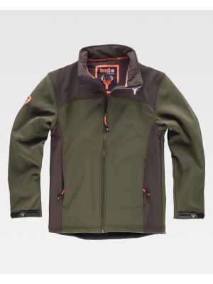 Soft shell trabajo workteam s8600 de algodon vista 2