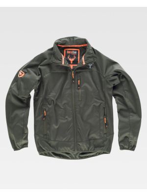 Soft shell trabajo workteam s8640 de poliÃ©ster con impresiÃ³n vista 2