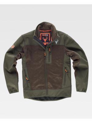 Soft shell trabajo workteam s8650 de poliÃ©ster vista 2