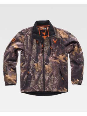 Soft shell trabajo workteam s8660 de algodon con impresiÃ³n vista 2