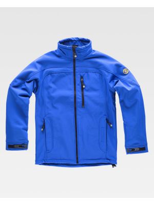 Soft shell trabajo workteam s9010 de algodon con impresiÃ³n vista 2