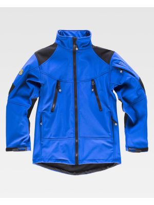 Soft shell trabajo workteam s9020 de algodon con impresiÃ³n vista 2