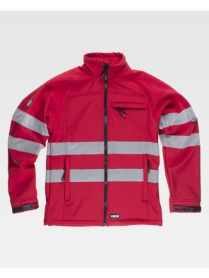 Chaquetas y parkas reflectantes workteam chaquetas workshell de algodon con impresiÃ³n vista 1